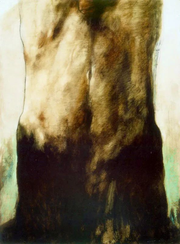 1984 / leo, pastel y carboncillo sobre papel / 77 x 57 cm 