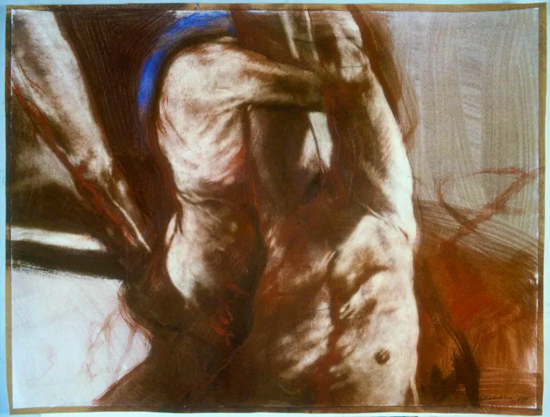 1987 / Pigmentos de óleo sobre papel / 48 x 65 cm