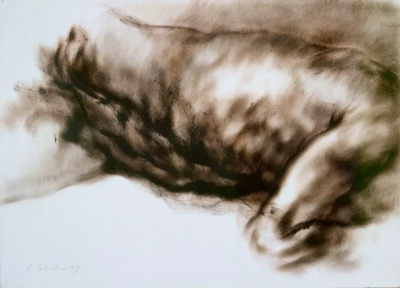 1990 / Óleo sobre papel / 75 x 105 cm
