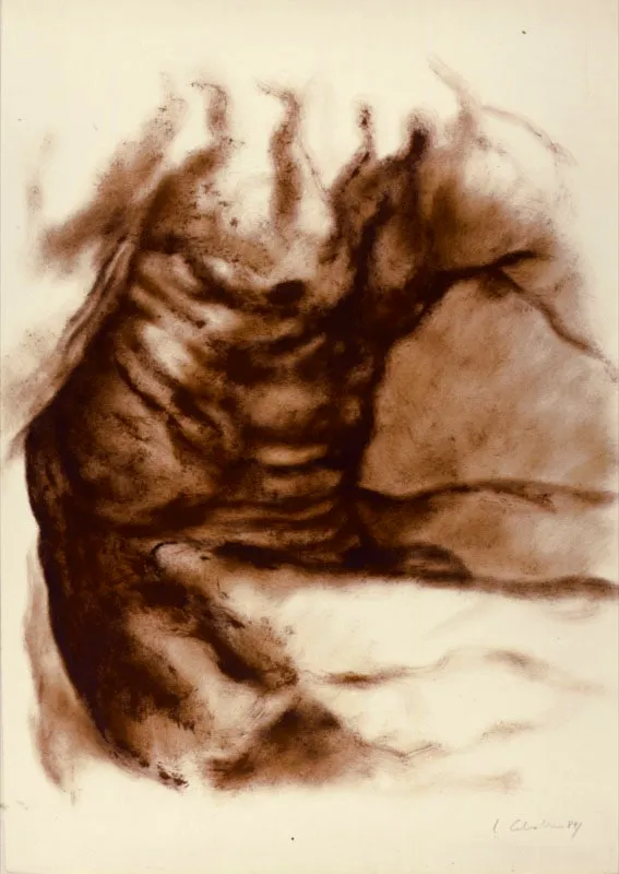 1989 / Óleo sobre papel / 105 x 75 cm