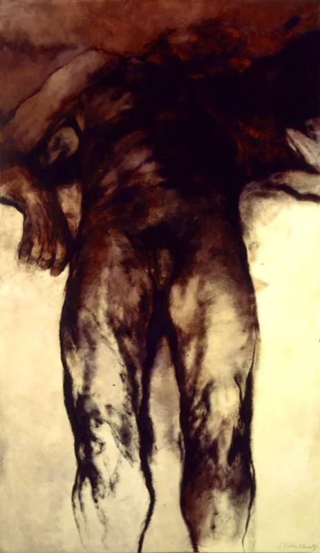 1989 / Óleo sobre papel / 195 x 115 cm