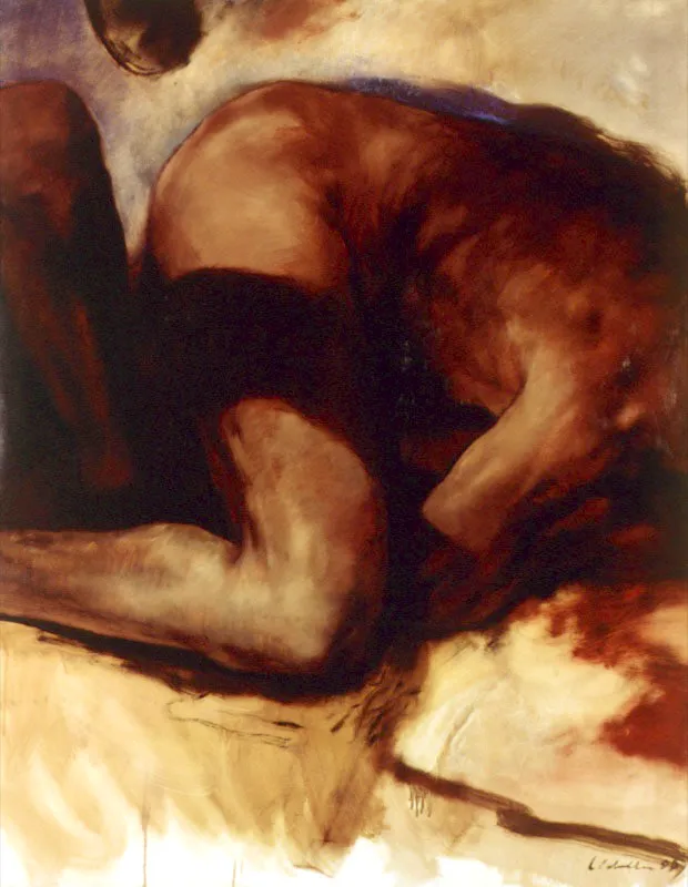 1990 / leo sobre papel / 146 x 113 cm 