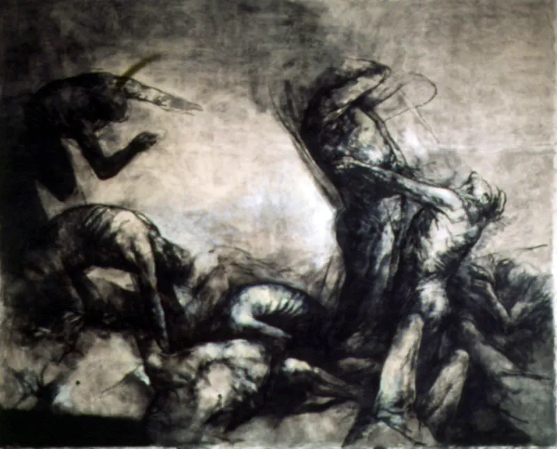 1990 / leo sobre lienzo / 470 x 580 cm 