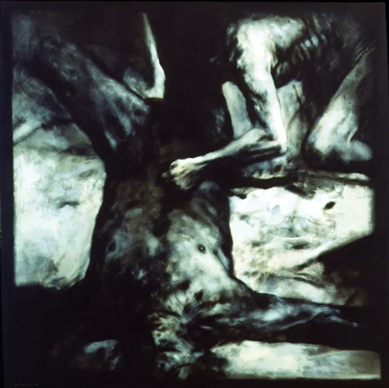 1991 / leo sobre lienzo / 193,6 x 194,3 cm 