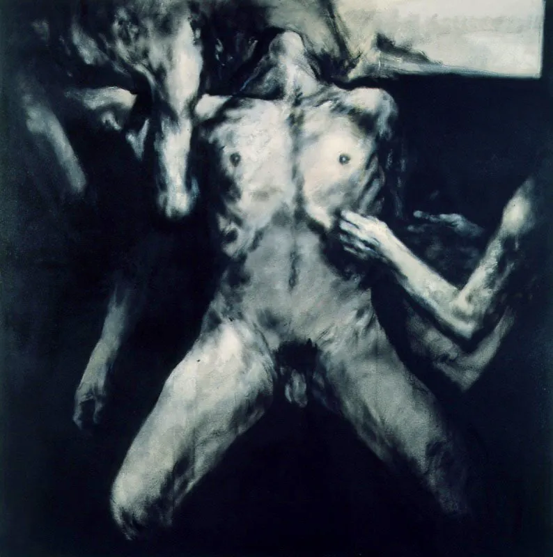 1991 / leo sobre lienzo / 195 x 195 cm 