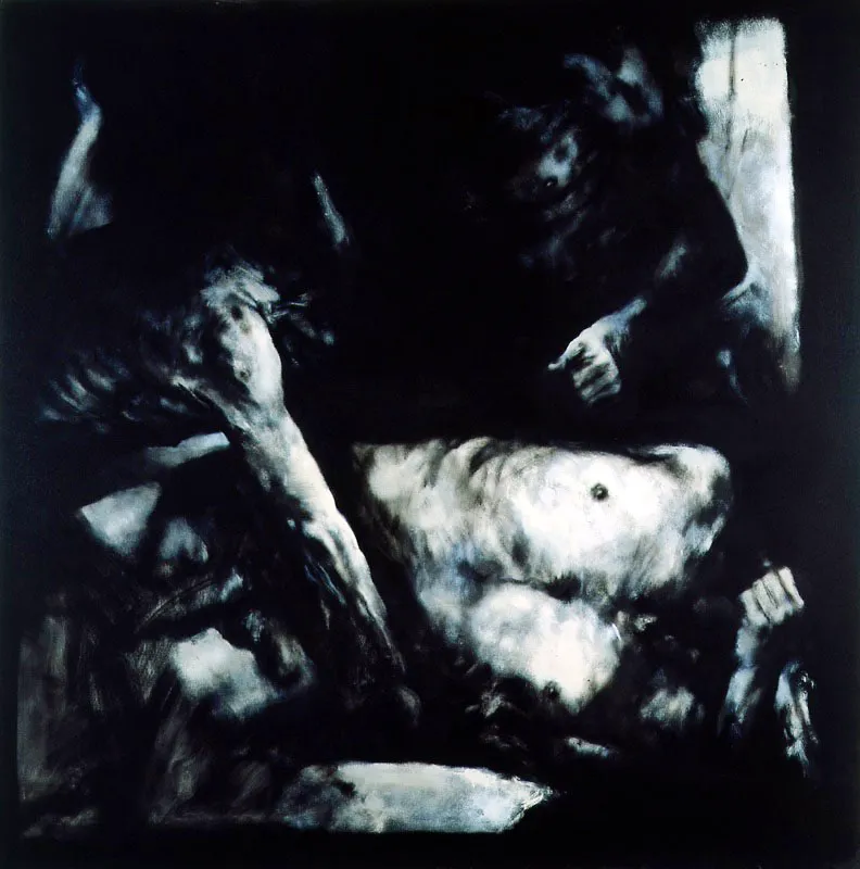 1991 / leo sobre lienzo / 195 x 195 cm 