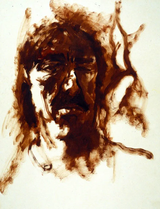 Autorretratos / 1980 / leo sobre papel / 64 x 48 cm cada uno 