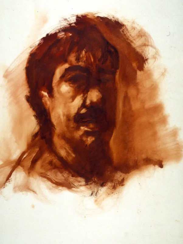 Autorretratos / 1980 / leo sobre papel / 64 x 48 cm cada uno 