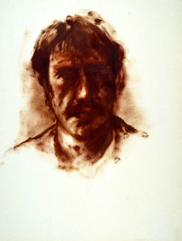 Autorretratos / 1980 / leo sobre papel / 64 x 48 cm cada uno 