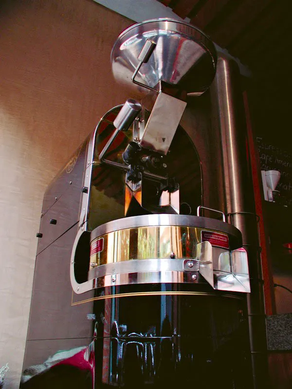 Máquina tostadora de café. Andrés Mauricio López