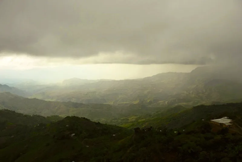 Vista desde el cementerio de La Sierra, Cauca. Andrés Mauricio López