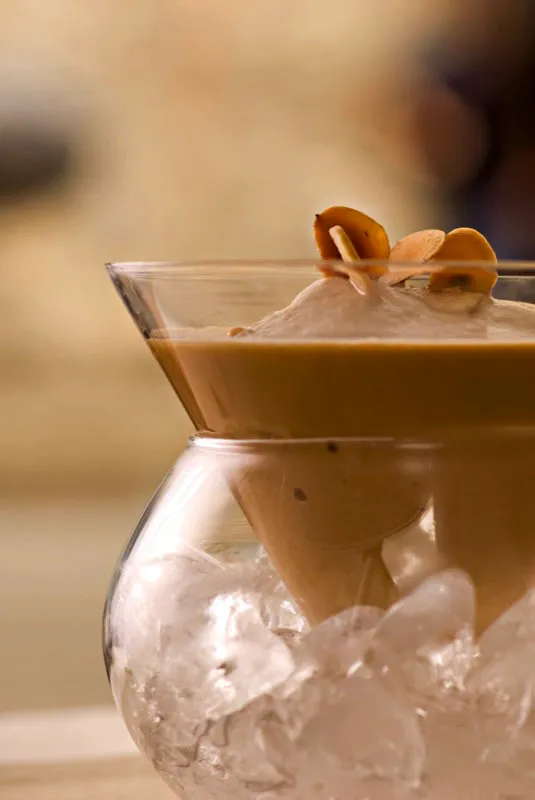 Helado de café y almendras. Andrés Mauricio López