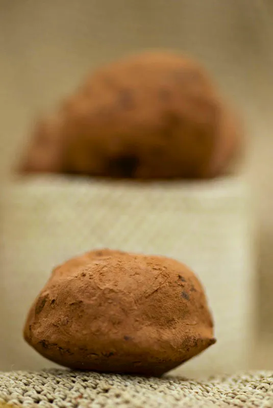 Trufas de chocolate y café. Andrés Mauricio López
