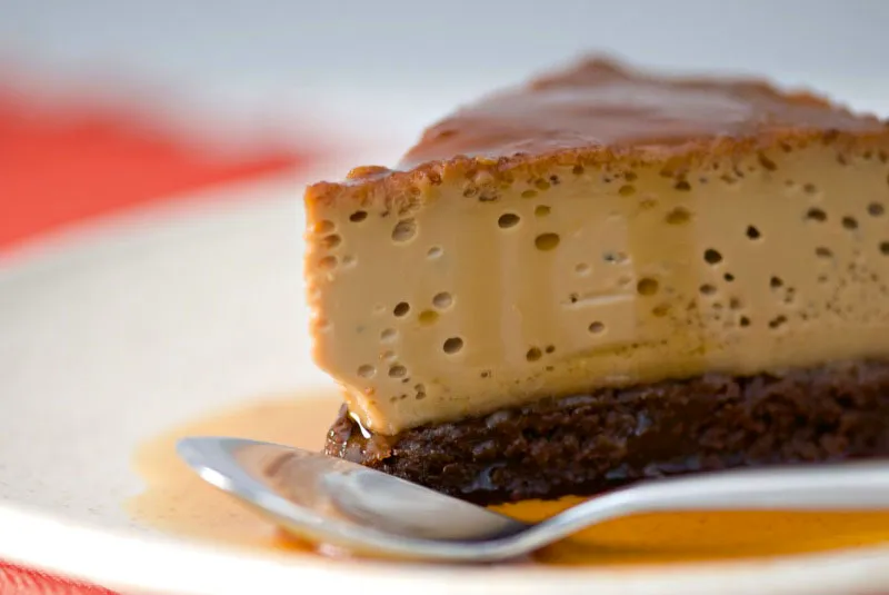 Flan de chococafé. Andrés Mauricio López