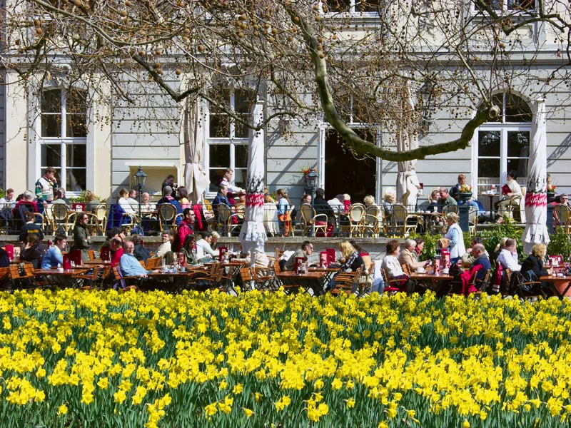 Terraza para tomar café, en Berlín Andrés Mauricio López