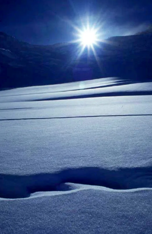 Volcn nevado del Huila, cordillera Central.
Consta de cuatro cumbres: Pico Norte, La Cresta, Mayor y Pico Sur. Localizado en una de las zonas de mayor precipitacin dentro del sistema montaoso colombiano, aqu nace el famoso ro Pez que recorre la vertiente oriental de la cordillera Central. Tras aos de inactividad este gigante ha vuelto a despertar. 