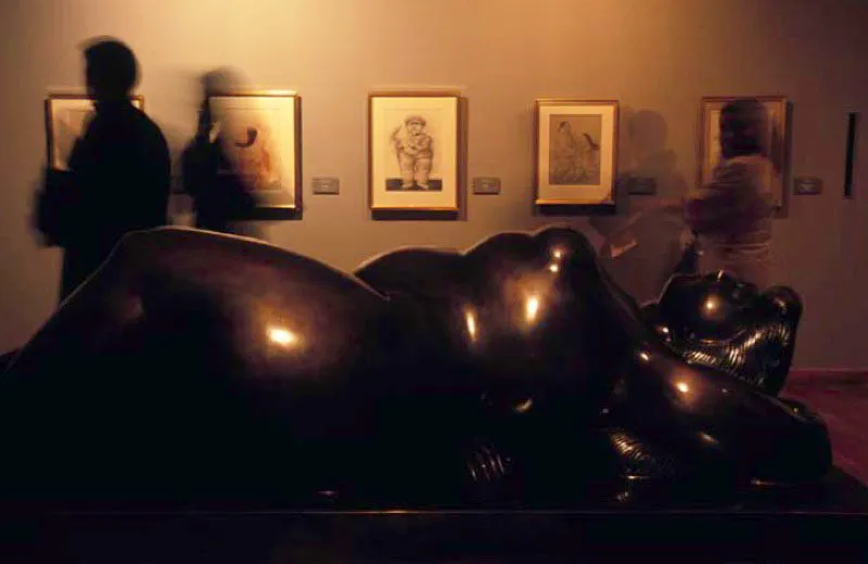 Museo de Antioquia, Medellín.
Es el encargado de conservar y exhibir el patrimonio artístico antioqueño, así como obras de artistas nacionales y extranjeros, artes decorativas y piezas históricas. Alberga la Donación Botero, que consta de 108 cuadros y 16 esculturas del Maestro, además de 21 obras de artistas internacionales.