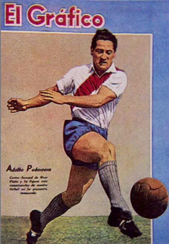 1943. Portada de El Grfico, cuando Pedernera era una de las estrellas de River Plate. 