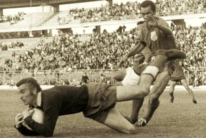 Amadeo Carrizo, debut con Millonarios en Bogot el 20 de abril de 1969. 