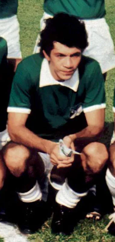 Con la camiseta del Deportivo Cali, Jairo Arboleda fue campen en 1970 y 1974. 