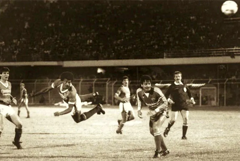 Arnoldo Iguarn, conocido como el Guajiro, fue el goleador de la Copa Libertadores de 1988 con Millonarios tras marcar 5 tantos. 