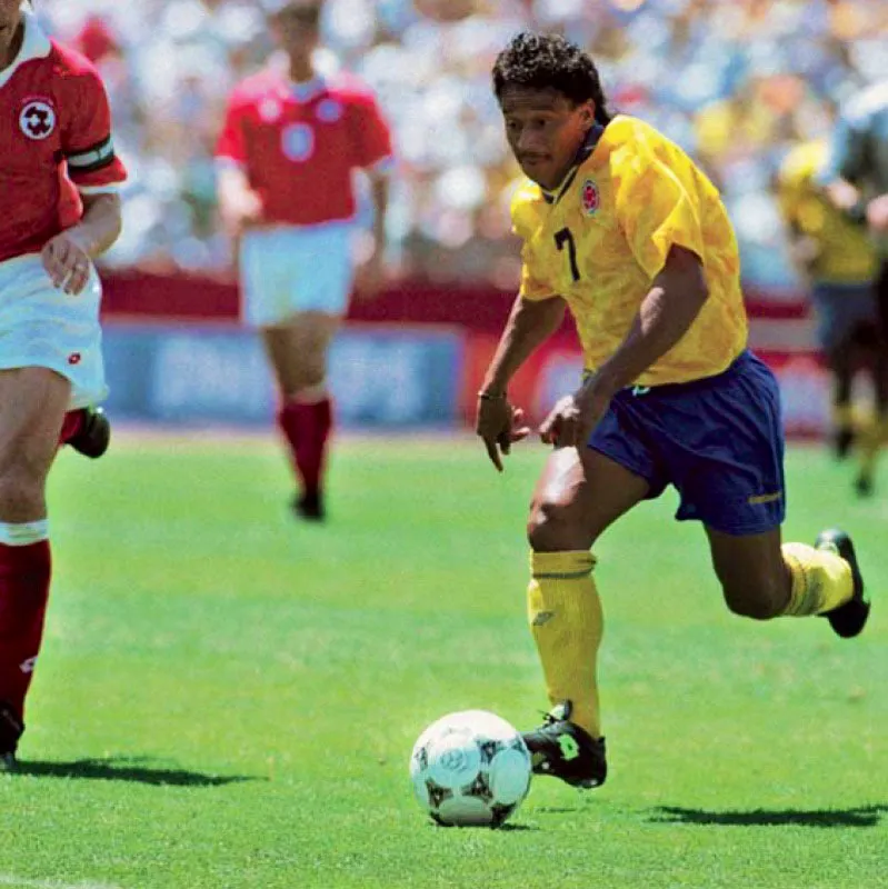 Mundial EE. UU. 1994. Colombia 2, Suiza 0.
de Ávila participó en la Selección Colombia que disputó los Mundiales de 1994 y 1998.