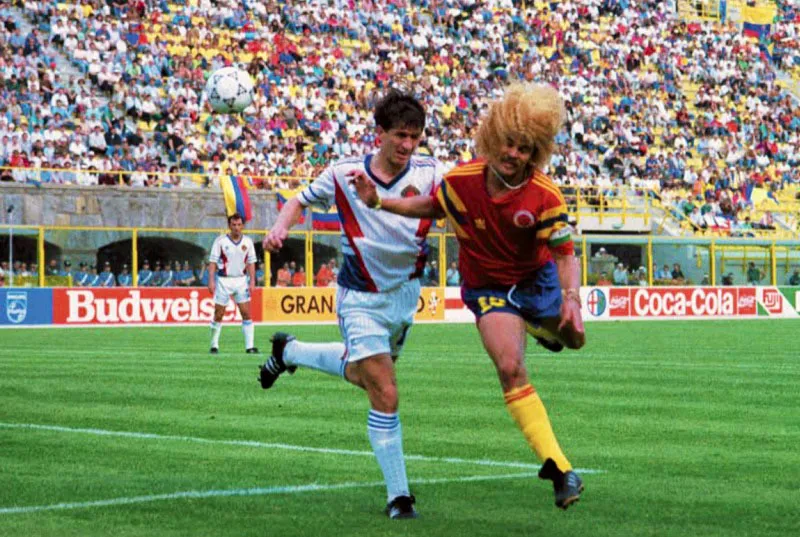 Junio 14, 1990. Yugoslavia 1, Colombia 0, Bologna, Italia.
Mundial de Italia 1990. 