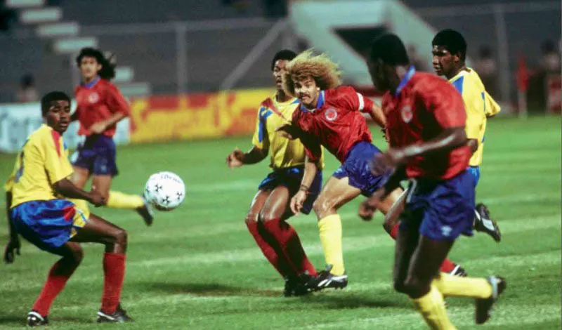 Colombia se llev el tercer puesto de la Copa Amrica de 1993 tras vencer a Ecuador 1-0. 