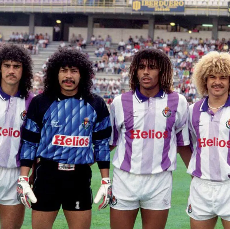 En 1992, Leonel lvarez, Ren Higuita y Carlos Valderrama llegaron al Valladolid espaol de la mano del tcnico Francisco Pacho Maturana. 