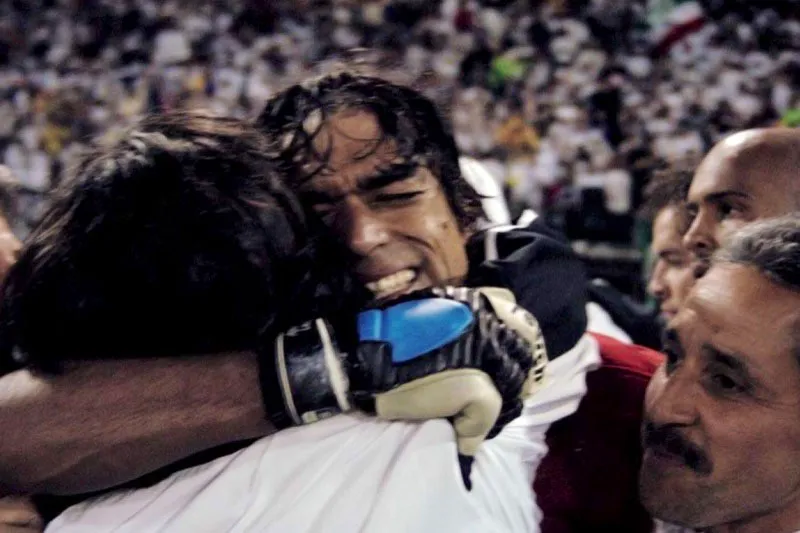 El portero Juan Carlos Henao pieza clave del Once Caldas, que se coron campen de la Copa Libertadores de Amrica en 2004. 