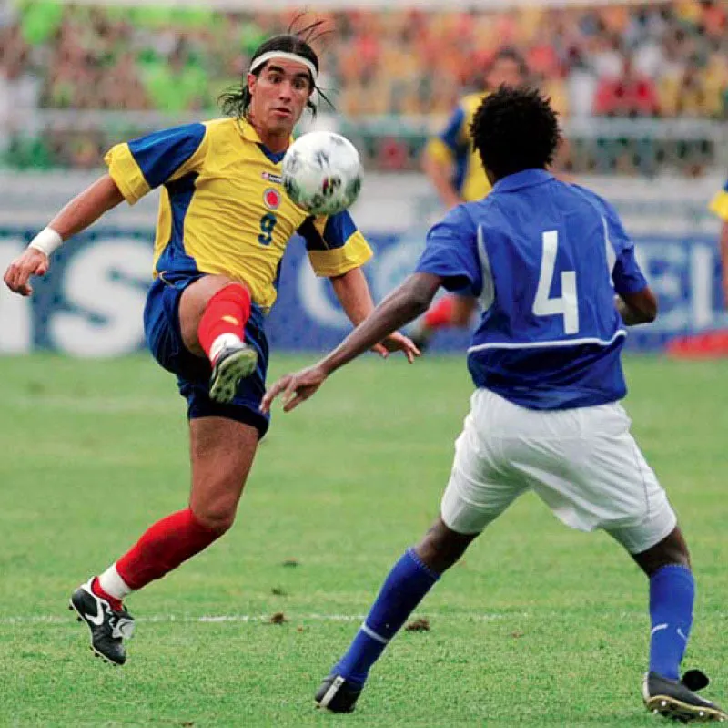 El delantero Juan Pablo Ángel marcó en total 4 goles en la fase de clasificación para el Mundial Alemania 2006.