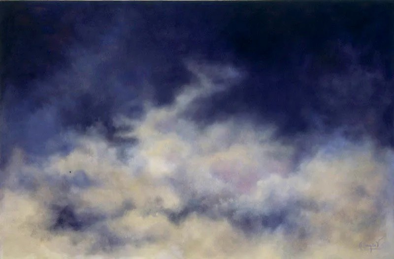 Serie “Oda barroca II” / Sin título / 1983-1984 / Óleo sobre lienzo / 115 x 175 cm
