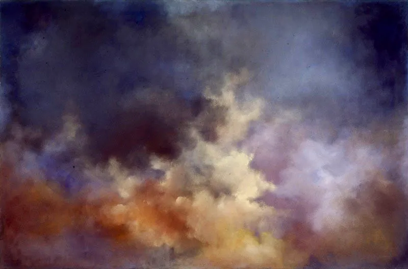 Serie “Oda barroca” / Sin título / 1980-1981 / Óleo sobre lienzo / 115 x 175 cm