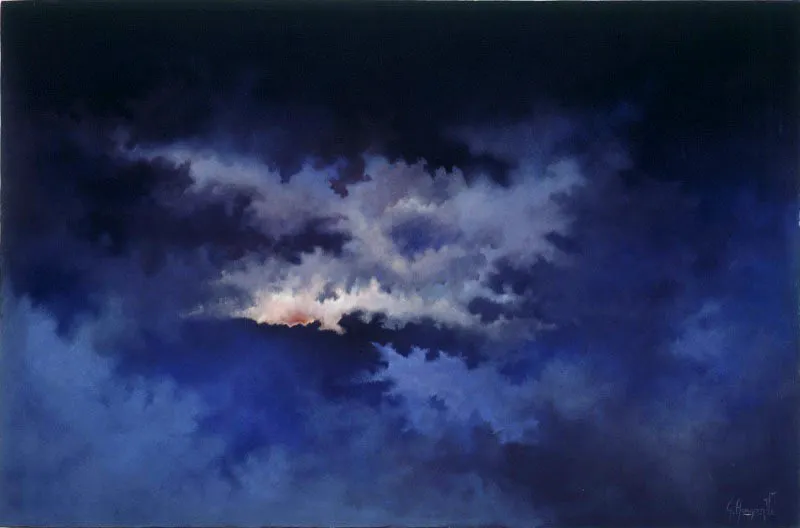 Serie “Oda barroca II” / Sin título / 1983-1984 / Óleo sobre lienzo / 115 x 175 cm
