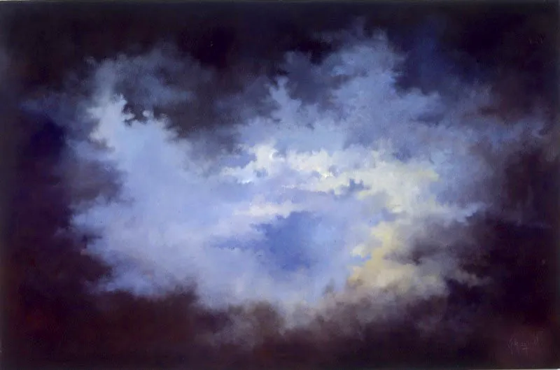 Serie “Oda barroca I” / Sin título / ca.1980 / Óleo sobre lienzo / 115 x 175 cm