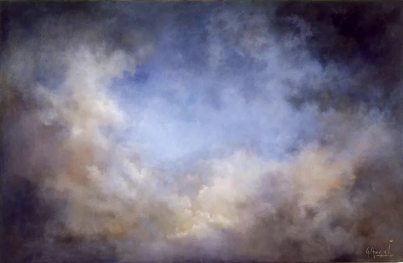 Serie “Oda barroca II” / Sin título / ca.1984 / Óleo sobre lienzo / 100 x 153 cm