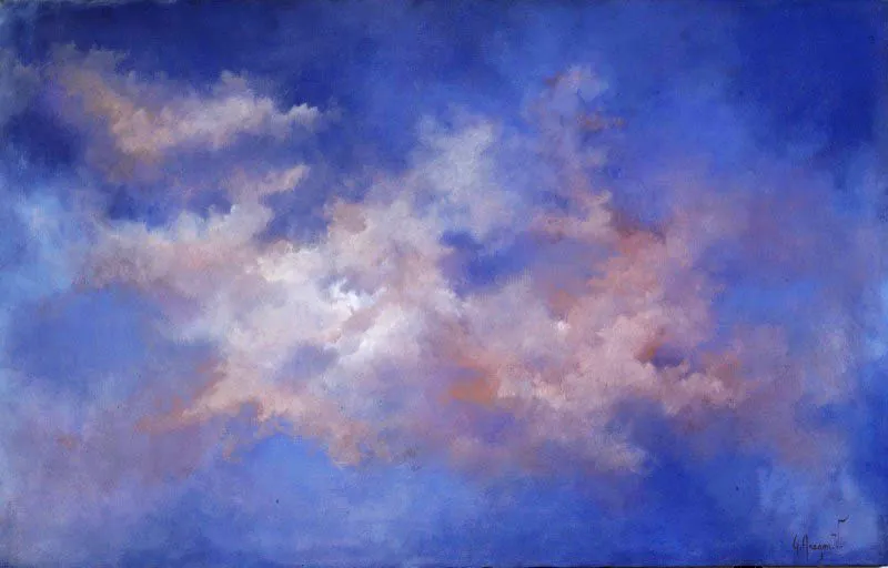 Serie “Oda barroca I” / Sin título / 1982-1983 / Óleo sobre lienzo / 83 x 130 cm