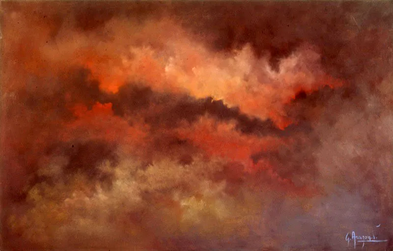 Serie “Oda barroca II” / Sin título / 1983-1984 / Óleo sobre lienzo / 83 x 130 cm