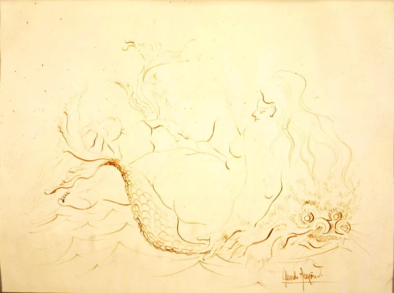 Sin título / Sin fecha / Tinta sobre papel / 30 x 40 cm