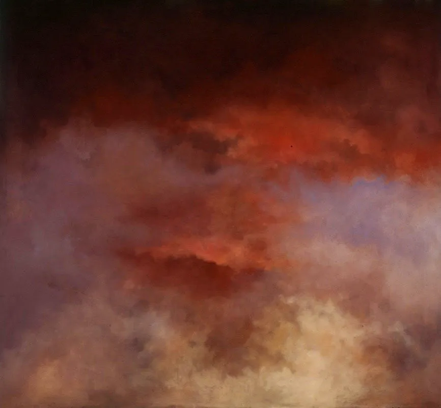 Tríptico II / Sin fecha / Óleo sobre lienzo / 115 x 426 cm