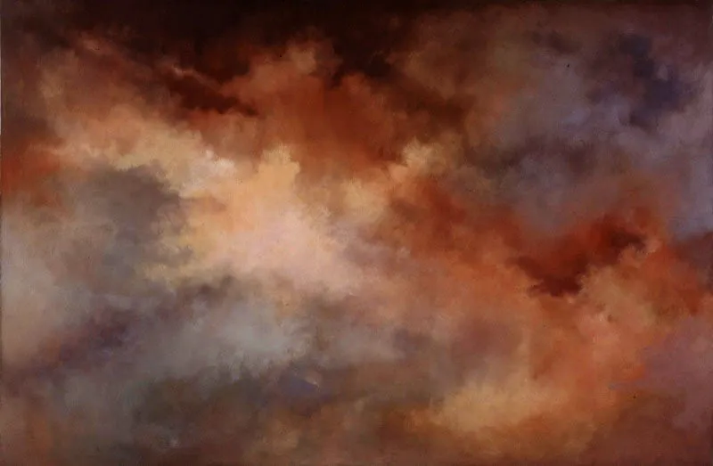 Tríptico II / Sin fecha / Óleo sobre lienzo / 115 x 426 cm