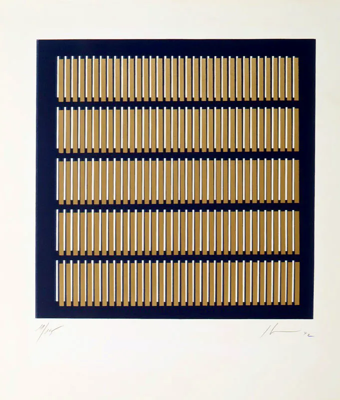 Alejandro Otero / El Manteco, Estado de Bolvar (Venezuela), 1921 - Caracas (Venezuela), 1990 / Serigrafa 1 / 1972 / Serigrafa  / 75 x 55 cm / Registro 0458 / Ingreso a la coleccin: septiembre de 1973 