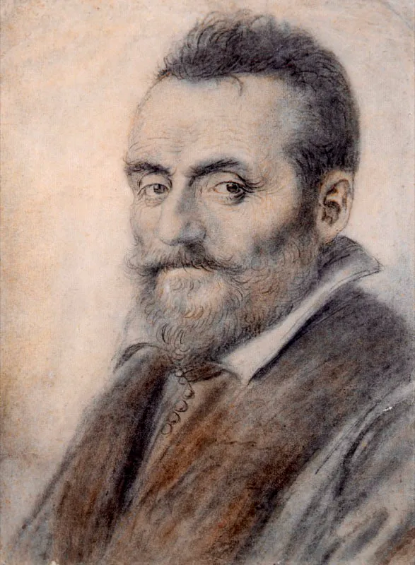 Nicolás Laigneau / Francia, Ca. 1590 - 1660 / Retrato de hombre barbado / Siglo xvii / Grafito sobre papel / 37,9 x 27,6 cm / Registro: 3198 / Ingreso a la colección: octubre de 2000