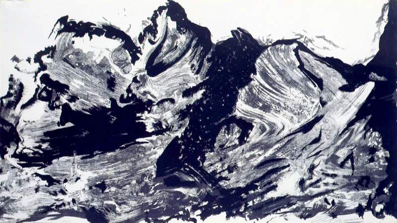 David Alfaro Siqueiros / Chihuahua (México), 1896 - Cuernavaca (México), 1974 / El canto general II / 1968 / Litografía sobre papel / 60 x 105 cm / Registro 0595 / Ingreso a la colección: febrero de 1976