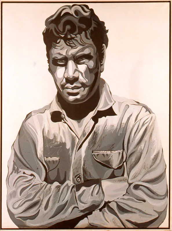 Martha Peluffo / Buenos Aires (Argentina), 1931 - 1979 / El obrero / 1969 / Acrílico sobre tela / 162 x 120 cm / Registro 0336 / Ingreso a la colección: noviembre de 1971