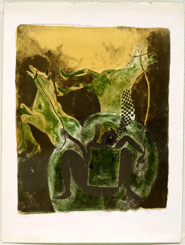 Francisco Toledo / Juchitán, Oaxaca (México), 1940 / Sin título / Sin fecha / Serigrafía / 65,5 x 50 cm / Registro 2143 / Ingreso a la colección: julio de 1994