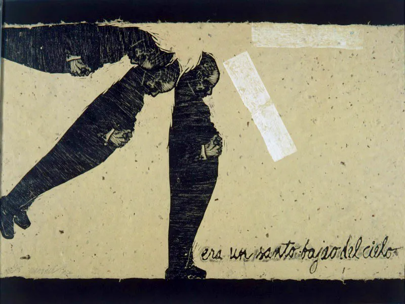 Antonio Martorell / Santurce (Puerto Rico), 1939 / Velorio / 1972 / Xilografía / 76 x 101 cm / Registro 0370-9 / Ingreso a la colección: septiembre de 1972