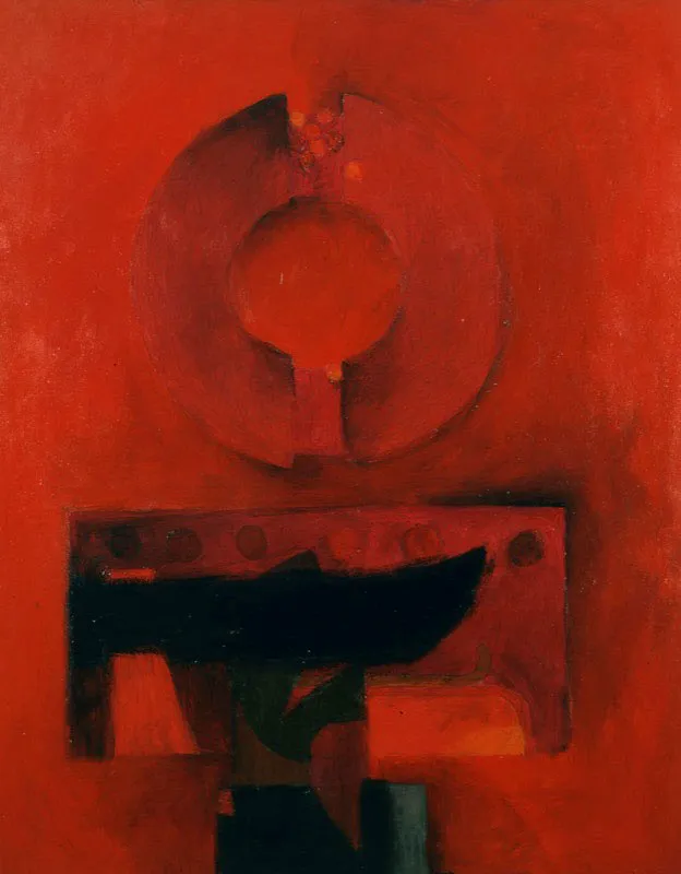 Fernando de Szyszlo / Barranco, Lima (Perú), 1925 / Imago / 1972 / Acrílico sobre tela / 150 x 120 cm / Registro 0371 / Ingreso a la colección: noviembre de 1972