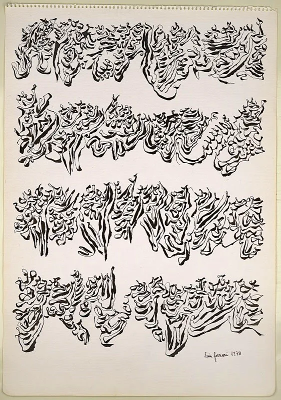 León Ferrari / Buenos Aires (Argentina), 1920 / Sin título / 1978 / Tinta sobre papel / 49,6 x 34,6 cm / Registro 4758 / Ingreso a la colección: diciembre de 2007