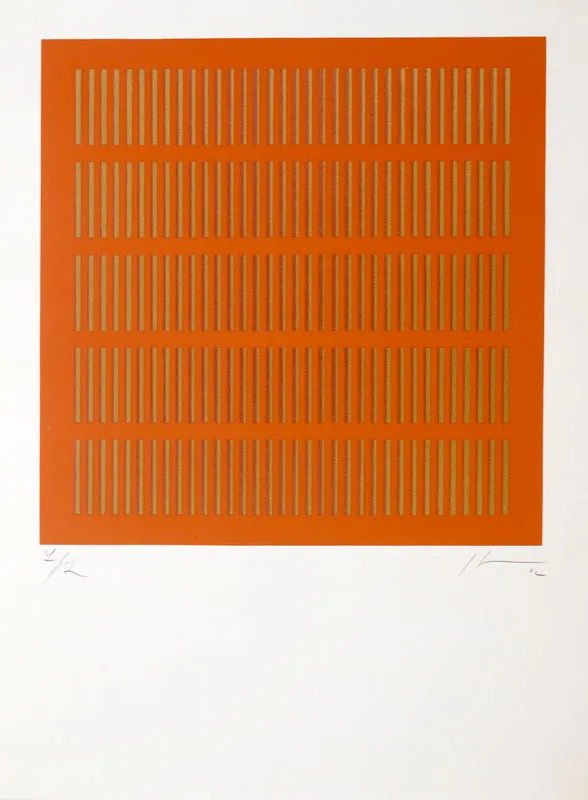 Alejandro Otero / El Manteco, Estado de Bolvar (Venezuela), 1921 - Caracas (Venezuela), 1990 / Serigrafa 2 / 1972 / Serigrafa  / 75 x 55 cm / Registro 0459 / Ingreso a la coleccin: septiembre de 1973 